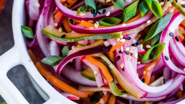 مخلل الخضروات السريع