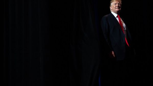 US President Donald Trump arrives to speak during the National Association of Realtors Legislative Meetings and Trade Expo in Washington, DC, May 17, 2019. (SAUL LOEB / AFP)
