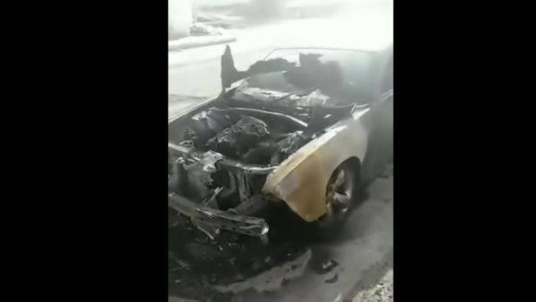 The woman can be heard pleading authorities to punish the perpetrator [YouTube]