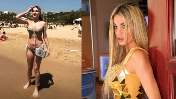 Images and videos of Dominique Hourani in swimwear were shared on her friend's Instagram account