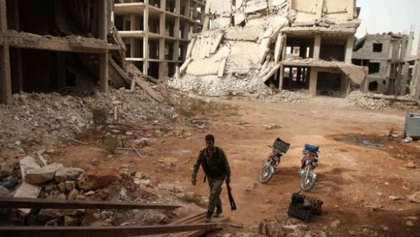 A Syrian rebel fighter from the National Liberation Front.  (AFP/ File Photo)