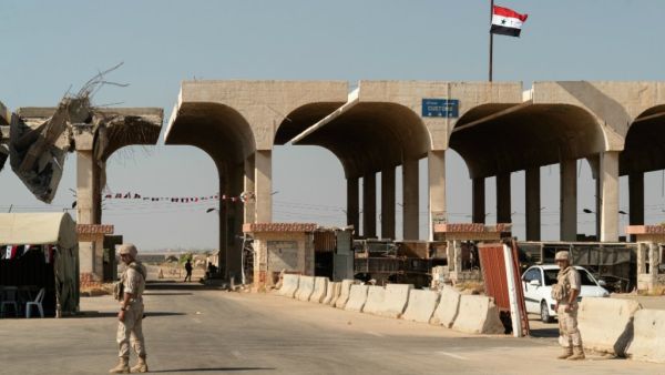 The border crossing between Jordan and Syria. (AFP/ File Photo)