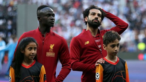 Basmah Alshnaifi with global footballe in the final match of UEFA Champions League