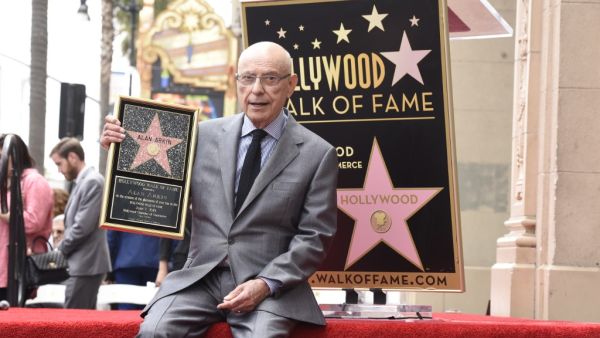 Alan Arkin is honored with a star on the Hollywood Walk of Fame on June 7, 2019 in Hollywood, California. (Vivien Killilea/Getty Images for Netflix/AFP)