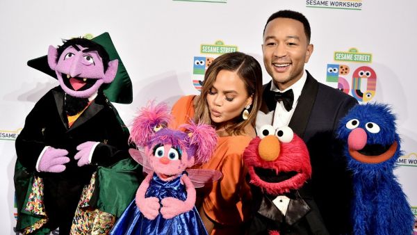 John Legend and Chrissy Teigen attend the Sesame Workshop's 50th Anniversary Benefit Gala at Cipriani Wall Street on May 29, 2019 in New York City. (Theo Wargo/Getty Images/AFP)
