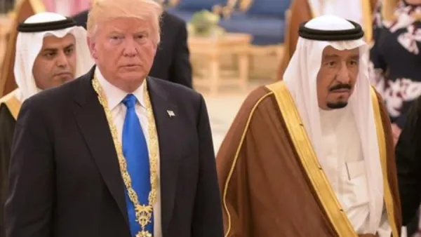 King Salman bin Abdulaziz held a telephone conversation with US President Donald Trump to discuss global oil prices. (AFP/ File Photo)