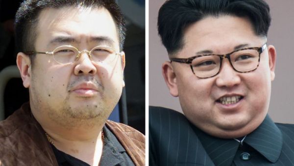 Kim Jong Nam, left, was the estranged half brother of North Korean leader Kim Jong Un (AFP Photo/Toshifumi KITAMURA, Ed JONES)