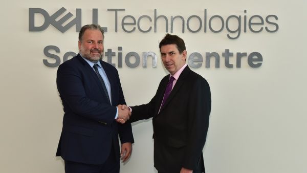 Condo Protego has been named a Dell Technologies Titanium Partner. (left to right) Fady Richmany, Senior Director and General Manager - UAE, Dell Technologies and Andrew Calthorpe, CEO, Condo Protego   