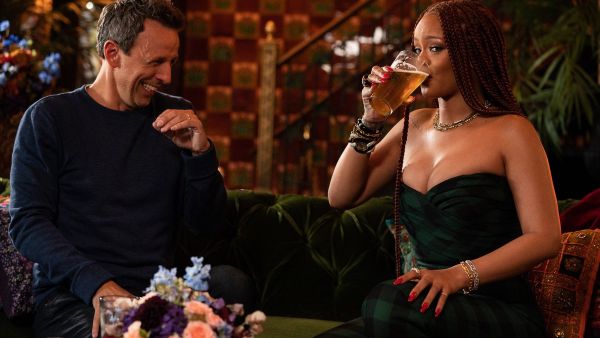 Rihanna is set to appear on Late Night with Seth Meyers. (Twitter)