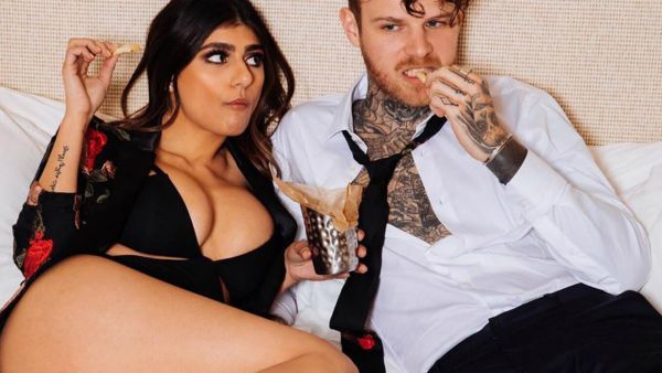 Ex-porn star Mia Khalifa just posted a new image with her fiance  (Source: miakhalifa - Instagram) Ex-porn star Mia Khalifa just posted a new image with her fiance