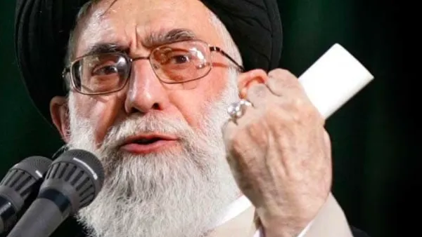 Ali Khomeini in a strident mood (AFP/File Photo) 