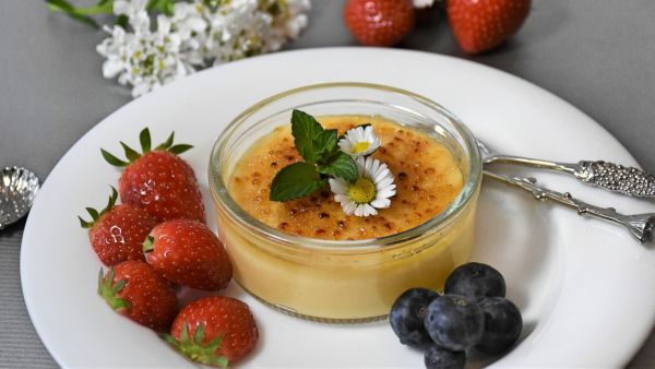 كريم كراميل بدون بيض