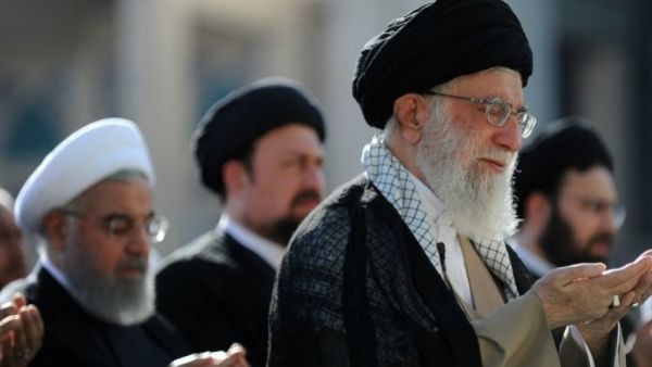 Iran's Supreme leader Ali Khamenei and President Hassan Rohani.  (AFP/ File Photo)
