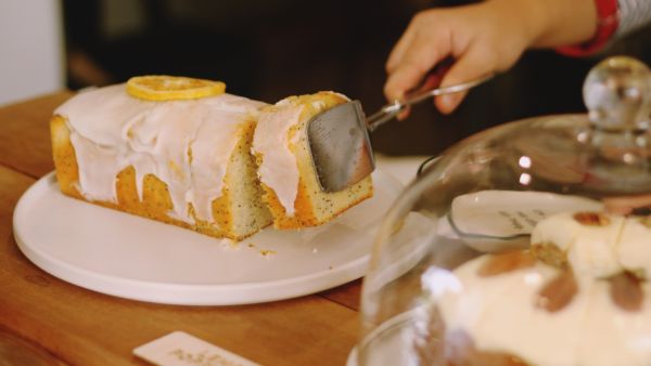 كيك الليمون بالكريمة