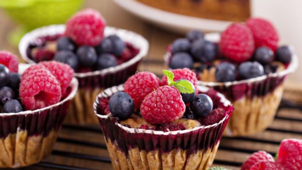 مافن التوت الصيفي