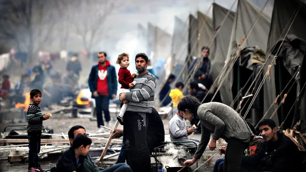Syrian refugees living in a camp. (AFP/ File Photo)
