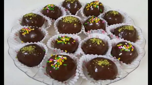 البوبس بالشوكلاتة