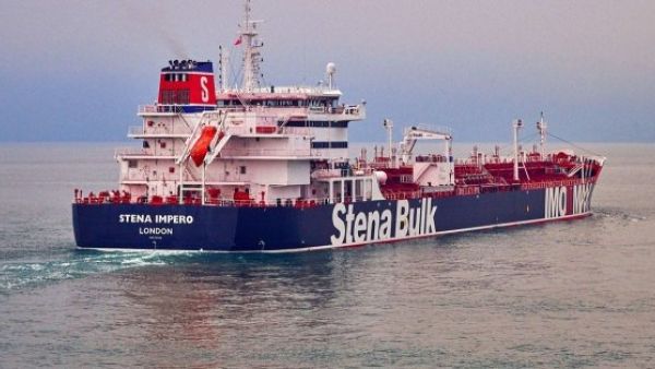 British-flagged tanker seized by Iran  (Twitter)
