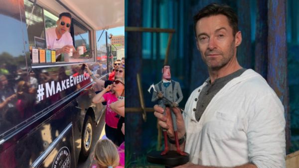 Hugh Jackman has been accompanied on his travels by wife Deborra Lee Furness