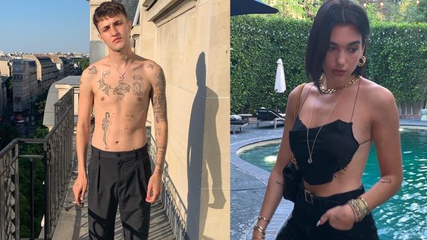 Dua Lipa and Anwar Hadid 