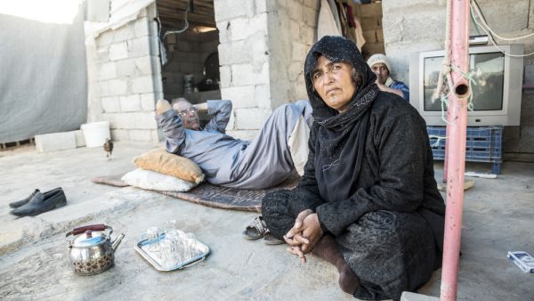 Syrian people in unofficial refugee camp in Akcakale. (Shutterstock/ File Photo)