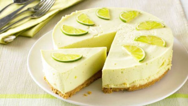 تشيز كيك بالليمون الأخضر