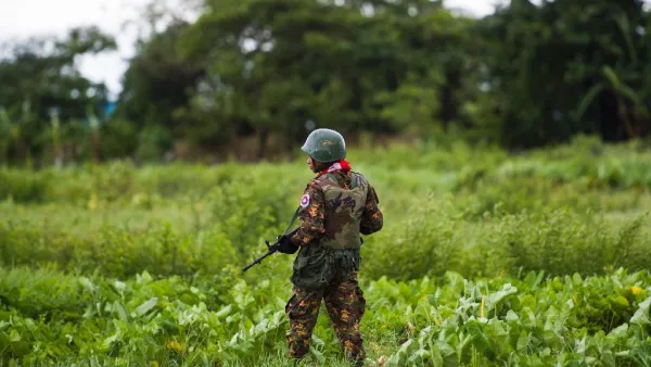 Myanmar's military has been accused by Amnesty International of 'war crimes' in Rakhine state (AFP Photo/Ye Aung THU)