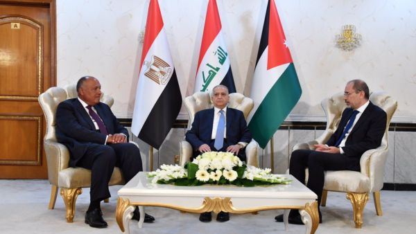 Foreign Ministers of Iraq, Jordan and Egypt Hold Important Meeting in Baghdad (Twitter)