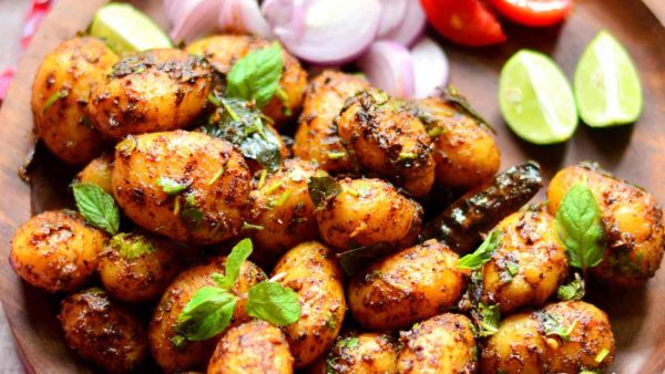 طبق مقبلات البطاطا الحرّة