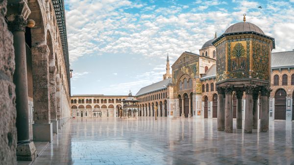 Islamic architecture and islamic art in this holy place in damascus Syria (Shutterstock)	