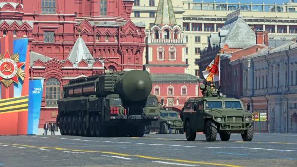 Solemn passage of military hardware on Red Square. (Shutterstock/ File Photo)