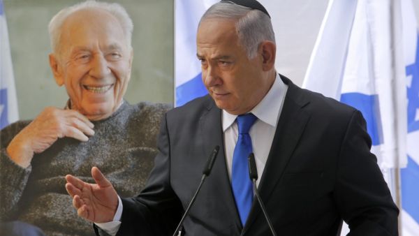 Netanyahu called on his main challenger Benny Gantz to form a unity government together, a major development after deadlocked election results put his long tenure in office at risk. (GIL COHEN-MAGEN / AFP)