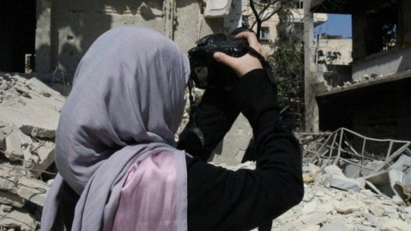 Waad al-Kateab helped expose the horrors of Aleppo (Twitter)