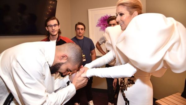 Celine Dion and Drake. (Twitter)