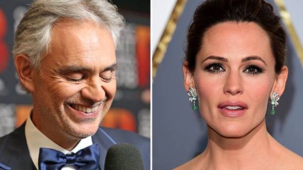 Jennifer Garner makes musical debut in duet with Andrea Bocelli (Twitter)