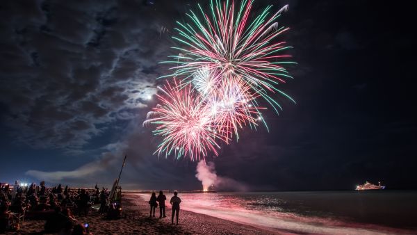 Saudi National Day fireworks