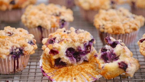 مافن الشوفان بالبلوبيري 