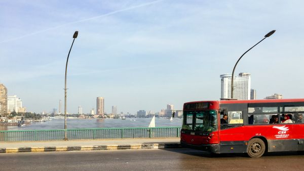 Traffic and transportation over bridge, Cairo (Shutterstock)	