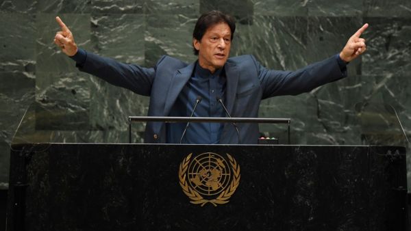 Pakistani Prime Minister Imran Khan speaks during the 74th Session of the General Assembly at UN Headquarters in New York. (AFP/ File Photo) Pakistani Prime Minister Imran Khan speaks during the 74th Session of the General Assembly at UN Headquarters in New York. (AFP/ File Photo)