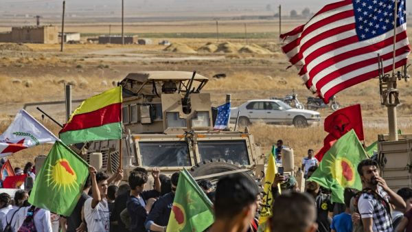 US forces in Syria started pulling back today from Turkish border areas, opening the way for Ankara's threatened military invasion and heightening fears of a jihadist resurgence. (Delil SOULEIMAN / AFP)