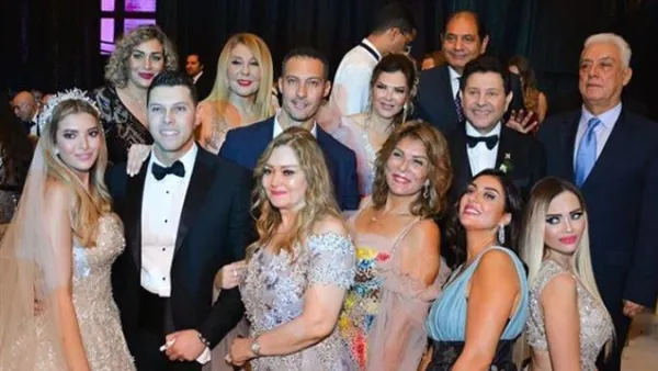 نادية الجندي وزينة من حفل زفاف نجل هاني شاكر