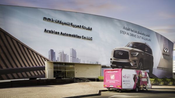 الحملة تهدف إلى تشجيع الأشخاص على أهمية الفحص للكشف عن سرطان الثدي