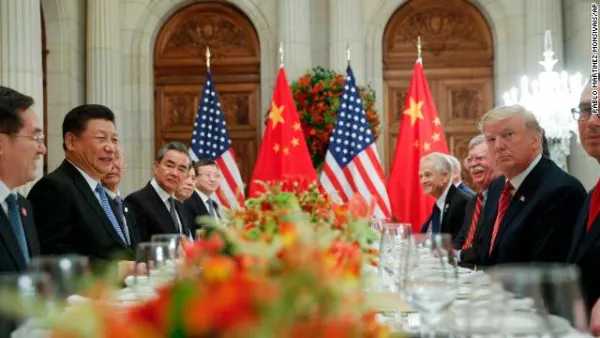 Donald Trump and China's Xi Jinping (Twitter)