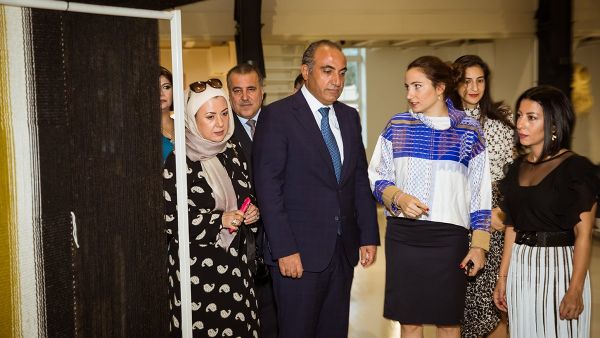 Amman Mayor Yousef Shawarbeh launched the third edition of Amman Design Week (Twitter)