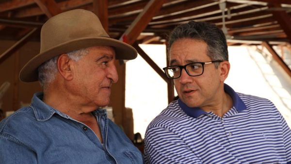 Minister of Antiquities, Dr. Khaled El-Enany & Egyptologist Zahi Hawass  (Twitter)
