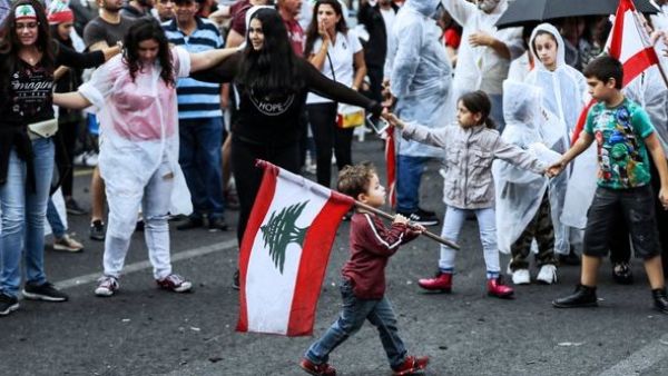 Protest in Lebanon (AFP)