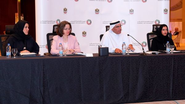 خلال ورشة عمل توعوية إعلامية نظمتها "الاتحادية للضرائب" للتعريف بالقرار الجديد