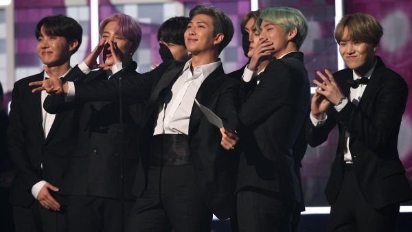 K-pop group BTS ignored fan demands to withdraw from a performance in Riyadh on Friday, a decision that has drawn widespread criticism. (AFP/ File Photo)