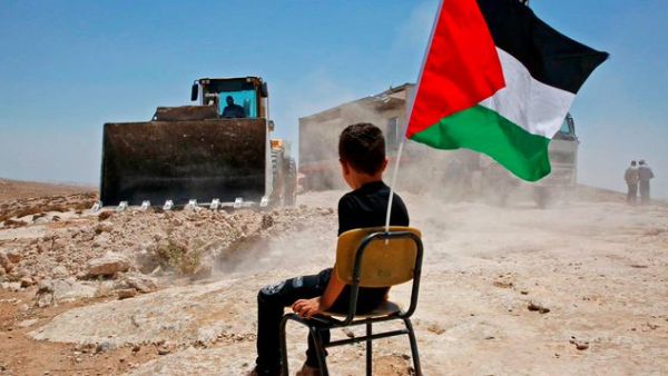 Bulldozers it uses to demolish Palestinian homes and communities  (Twitter)