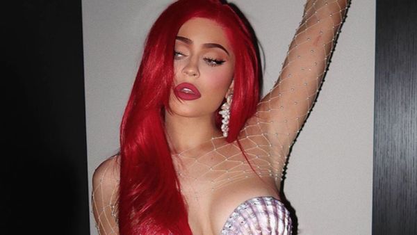 Kylie's Ariel look comes less than a month after she posted social media footage of herself showing The Little Mermaid to her one-year-old daughter Stormi.